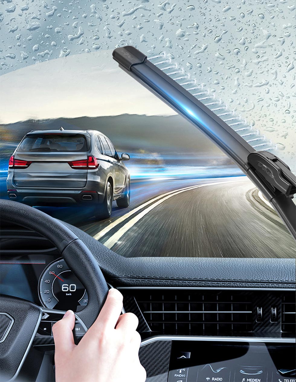 Integrated Spray Wiper Blades