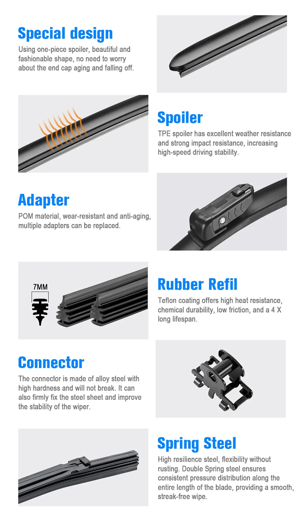 Peugeot 308 Wiper Blades